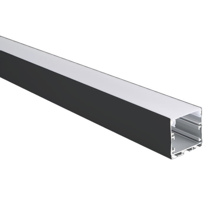 Jazzway Профиль PAL 3535-BLACK (комплект) накладной 2м анод.Jazzway (.5059054) превью в интернет-магазине электрики Форум Электро в Москве