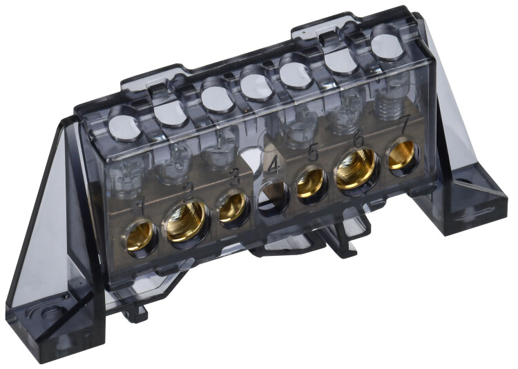 TEKFOR Шина N "ноль" в комб. изол. "Стойка" 8х12-3+3-Ч IEK (TF-NN20-33-DP-K02) превью в интернет-магазине электрики Форум Электро в Москве