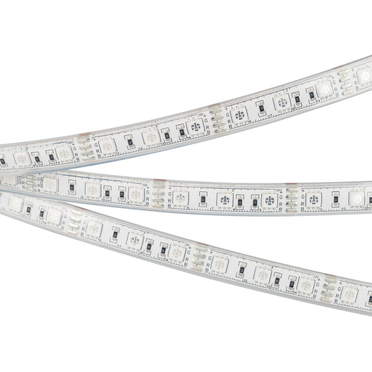 Arlight Светодиодная лента герметичная RTW-PU-B60-12.5mm 12V RGB (14.4 W/m, IP68, Wire 2m, 5m) (-) (029599(3)) превью в интернет-магазине электрики Форум Электро в Москве