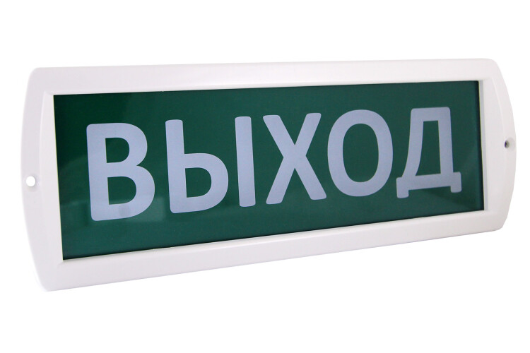 TDM Оповещатель охранно-пожарный световой Т-24 "Выход" 24 В, IP52 (SQ0349-0227) превью в интернет-магазине электрики Форум Электро в Москве