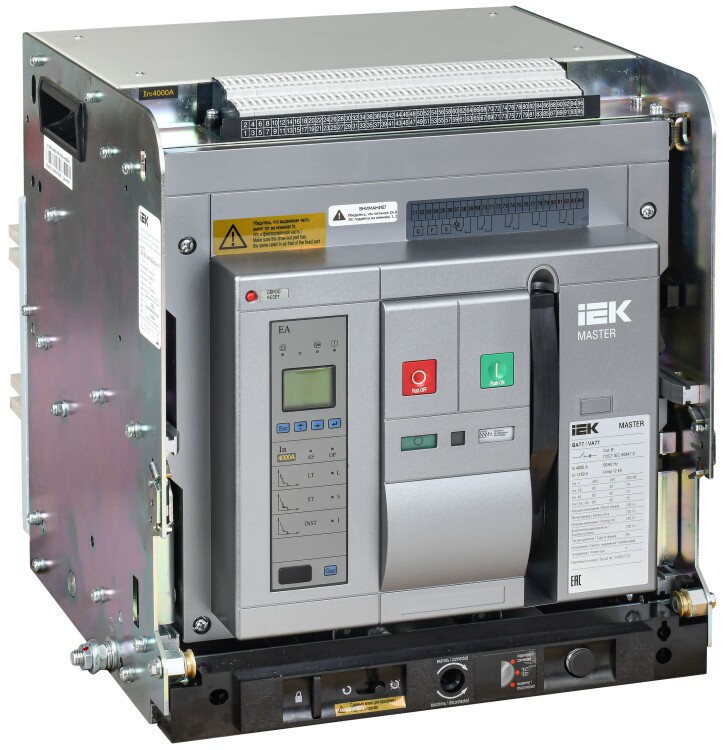 IEK Возд. авт. вык. AC ВА77 W3P F 85кА 4000А EA акс. MASTER (MI-ACB10-3WF-085-4000-ACF) превью в интернет-магазине электрики Форум Электро в Москве