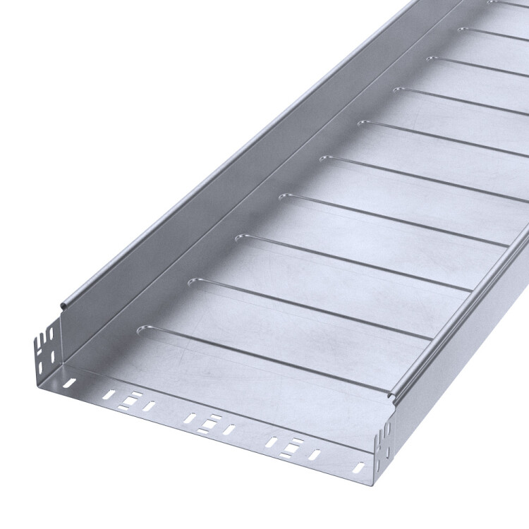 Лоток неперфорированный Профи INOX (AISI 316) 400х80х3000 (1,2 мм) (6 м/уп) Промрукав (PR16.13714) превью в интернет-магазине электрики Форум Электро в Москве