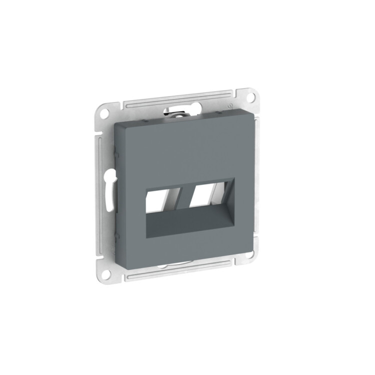 Картинка Systeme Electric AtlasDesign Грифель Накладка двойная для информационных функций типа Keystone (ATN000790) в интернет-магазине Форум Электро в Москве
