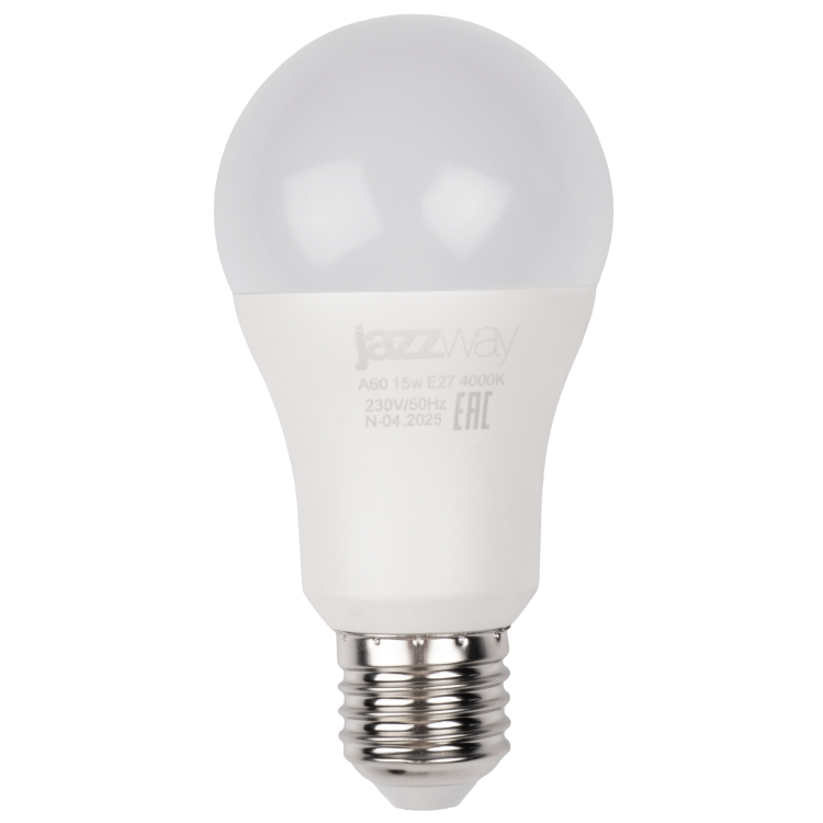 Jazzway PLED-LX A60 15w E27 4000K (.5025257) превью в интернет-магазине электрики Форум Электро в Москве