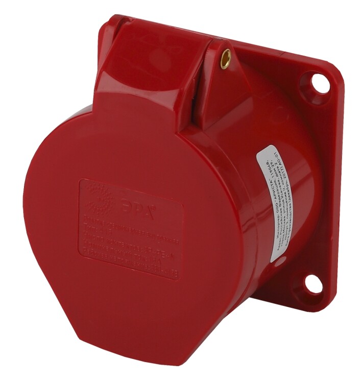 ЭРА Розетка R(IN)-16-3P-PE-N-IP44 стационарная внутренняя 415 3Р+РЕ+N 16А 380В IP44 (Б0032869) превью в интернет-магазине электрики Форум Электро в Москве