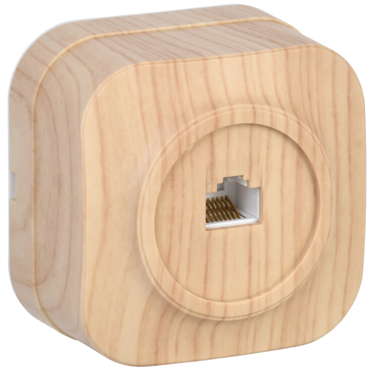 Картинка IEK GLORY РК10-ХС Розет. 1-ая комп. о/у GLORY сосна (EKH10-K34) в интернет-магазине Форум Электро в Москве