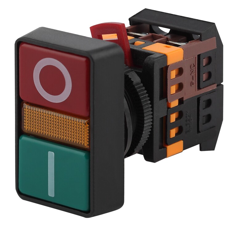 ЭРА Кнопка BBD20-PPBB-K51E РPВВ-30N I-O d30мм неон 240В 1з+1р (Б0045626) превью в интернет-магазине электрики Форум Электро в Москве