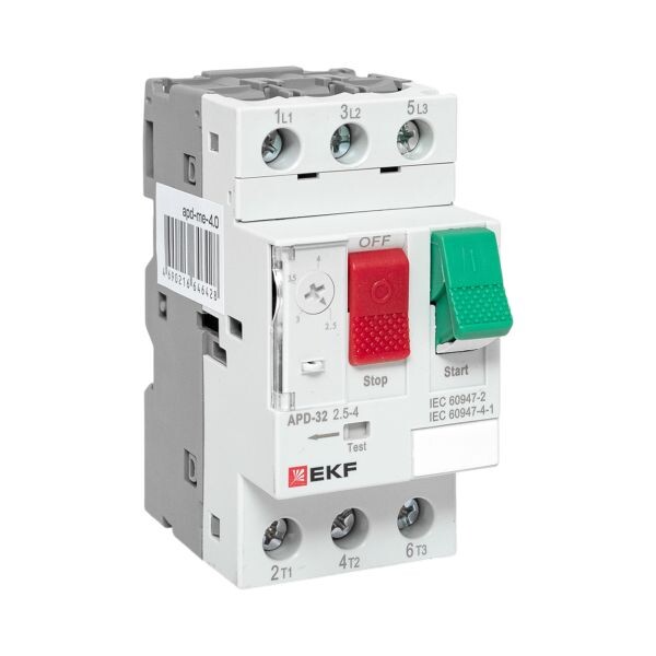 Автомат пуска двигателя АПД-32 2,5-4А EKF (apd-me-4.0) превью в интернет-магазине электрики Форум Электро в Москве