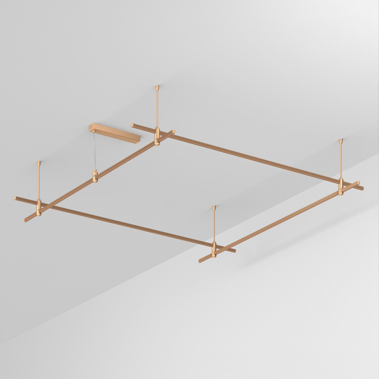 Arlight Основание ART-APRIORI-QUADRAT-ROD-400-2000x2000 (GD) (IP20 Металл, 3 года) (048520) превью в интернет-магазине электрики Форум Электро в Москве