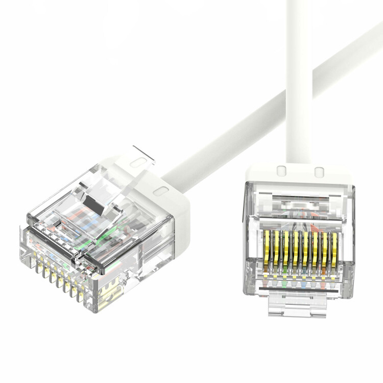 DKC Патч-корд неэкранированный Ultra SLIM CAT6 U/UTP 4х2, 32 AWG, LSZH, белый, 2,1м (RN6UU4521WH-32) превью в интернет-магазине электрики Форум Электро в Москве