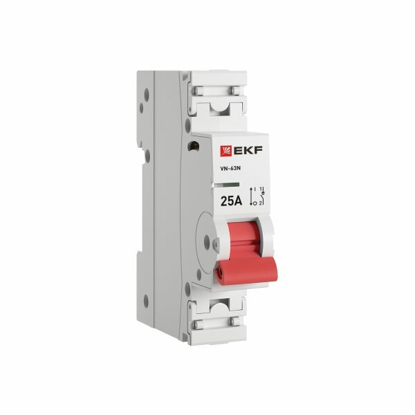 EKF Выключатель нагрузки 1P 25А ВН-63N PROxima (S63125) превью в интернет-магазине электрики Форум Электро в Москве