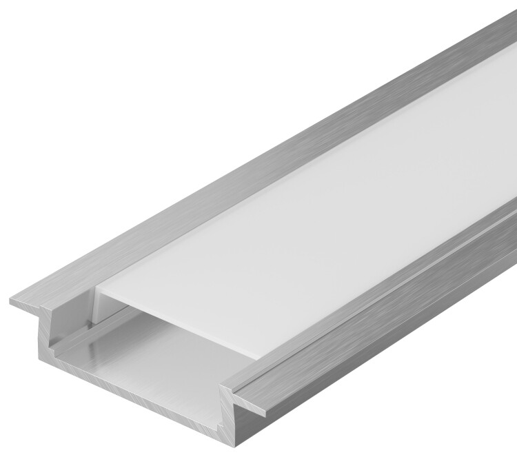 Профиль алюм. для LED ленты 3006 встр. трап. 2м к-т опал IEK (LSADD3006-SET1-2-V4-1-12) превью в интернет-магазине электрики Форум Электро в Москве