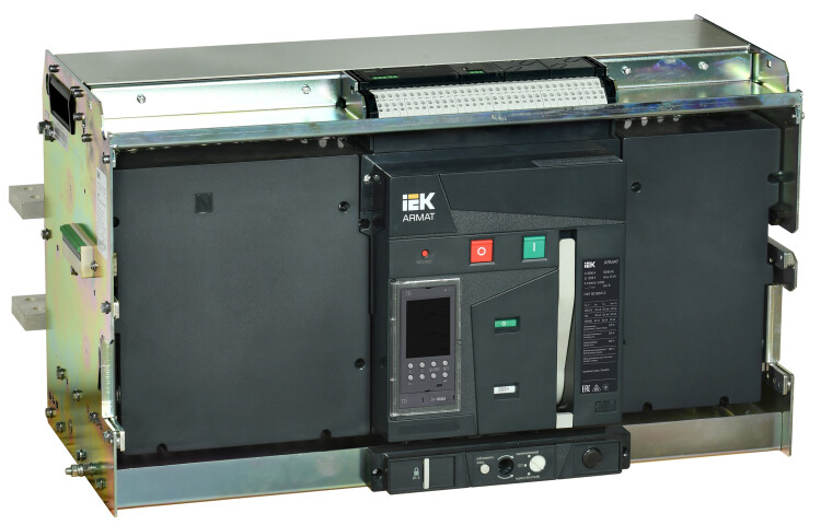 IEK ARMAT Автоматический выключатель воздушный выдвижного исполнения 4P G 125кА 5000А TD с акс. (AR-ACB-4VG-125-5000A-TDCF) превью в интернет-магазине электрики Форум Электро в Москве