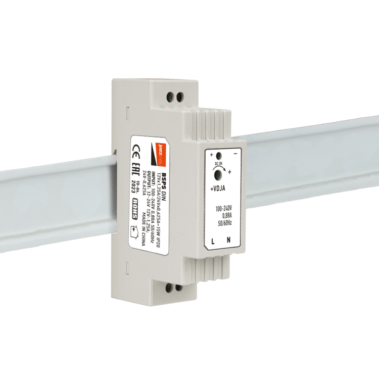 Jazzway Драйвер BSPS DIN 12V1.25A/24V0.625A=15w IP20 3г.гар (.5046191) превью в интернет-магазине электрики Форум Электро в Москве