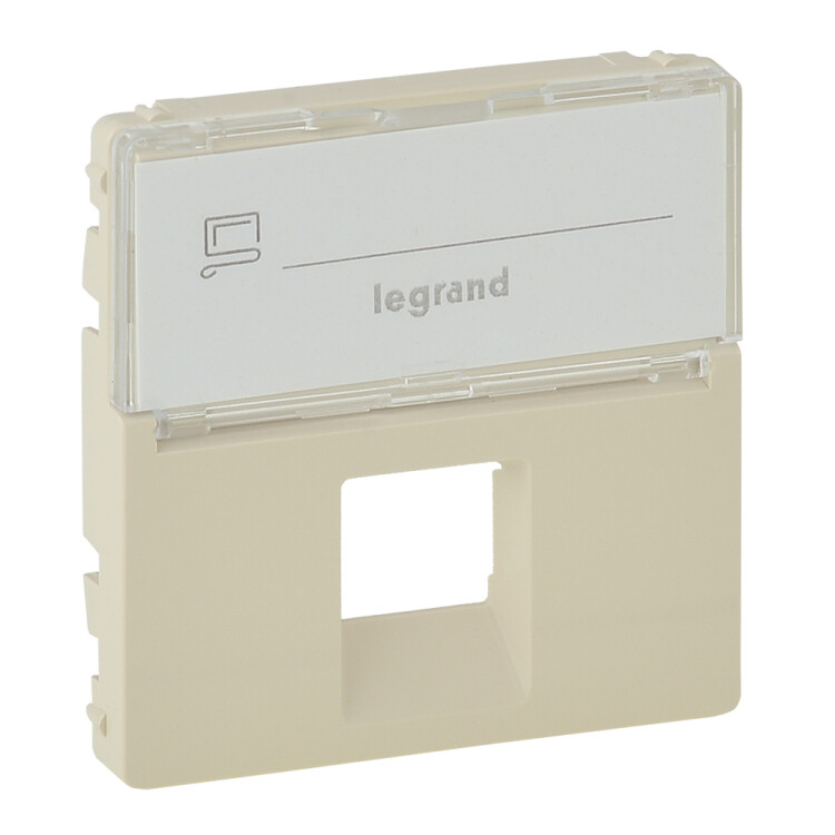 Картинка Legrand Valena LIFE Сл.кость Накладка розетки ТЛФ/комп 1-ой с полем для надписи (755471) в интернет-магазине Форум Электро в Москве