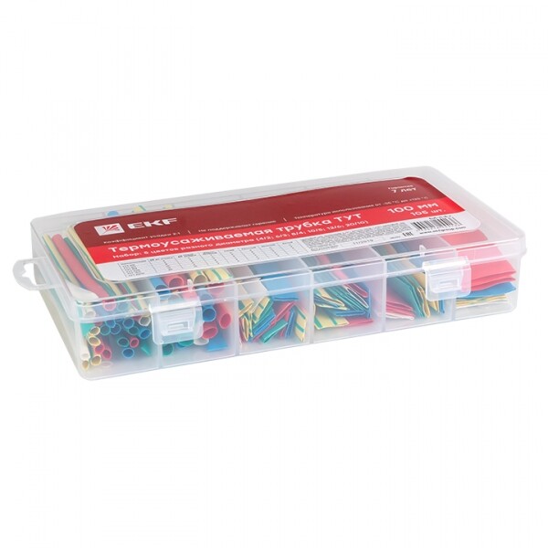 Фотография EKF PROxima Набор ТУТ нг бокс: 5 цветов разного диаметра (4/2; 6/3; 8/4; 10/5; 12/6; 20/10) 105шт. 100мм. (=this.property.MANUFACTURERCODE}) в интернет-магазине Форум Электро в Москве EKF PROxima Набор ТУТ нг бокс: 5 цветов разного диаметра (4/2; 6/3; 8/4; 10/5; 12/6; 20/10) 105шт. 100мм. (=this.property.MANUFACTURERCODE}) фото в интернет-магазине Форум Электро в Москве