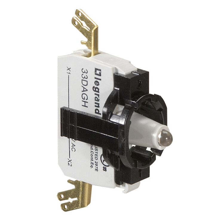 Legrand Osmoz Комплектующий блок для диффузоров для компл. с подсветкой с внешними клеммами 230 В~ зеленый 1 пост