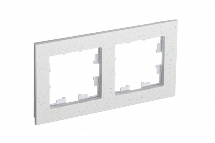 Картинка Systeme Electric AtlasDesign Nature Мрамор крем роял Рамка 2-ая (ATN343102) в интернет-магазине Форум Электро в Москве