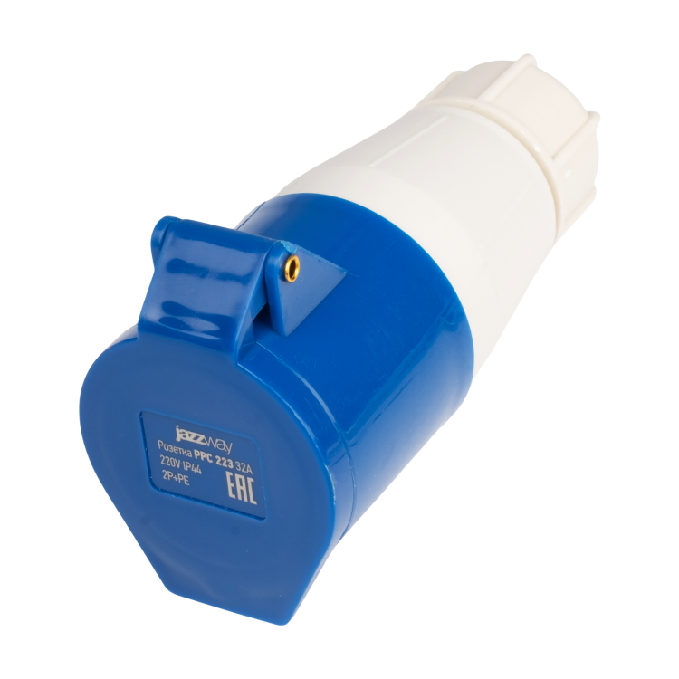 Розетка переносная PPC 223 2P+PE 32А 220В IP44 Jazzway (.5072510) превью в интернет-магазине электрики Форум Электро в Москве