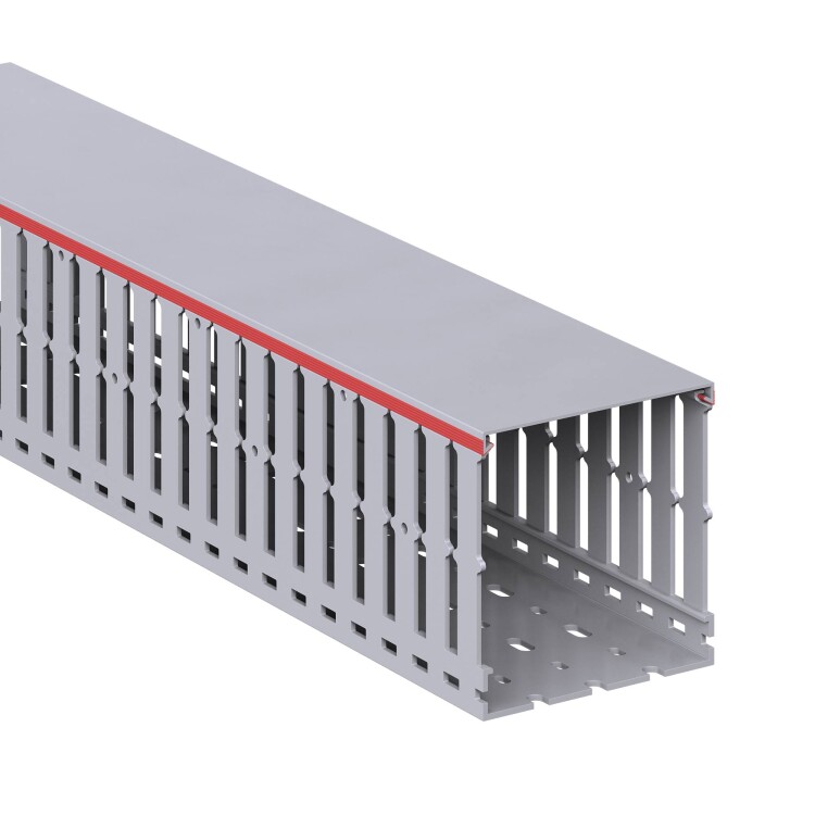 DKC Короб перфорированный, серый RL12 100x100 (00171RL) превью в интернет-магазине электрики Форум Электро в Москве