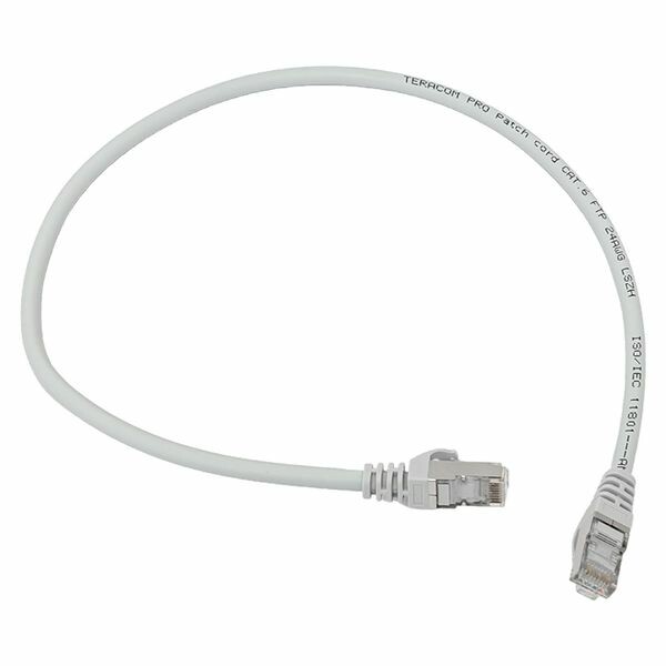 EKF Патч-корд TERACOM PRO Cat.6 экранированный FTP оболочка LSZH серый (0,5м) (TRP-6FTP-LSH-05M-GY) превью в интернет-магазине электрики Форум Электро в Москве EKF Патч-корд TERACOM PRO Cat.6 экранированный FTP оболочка LSZH серый (0,5м) (TRP-6FTP-LSH-05M-GY) превью в интернет-магазине электрики Форум Электро в Москве