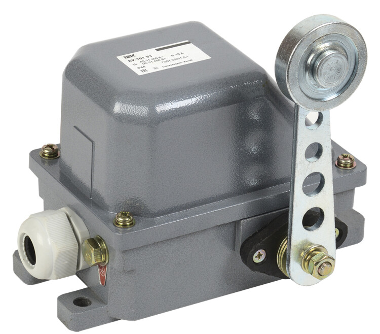 IEK КУ-701 У1, рычаг с роликом, 10А, IP44, 2 эл. цепи (KV-1-701-1) превью в интернет-магазине электрики Форум Электро в Москве