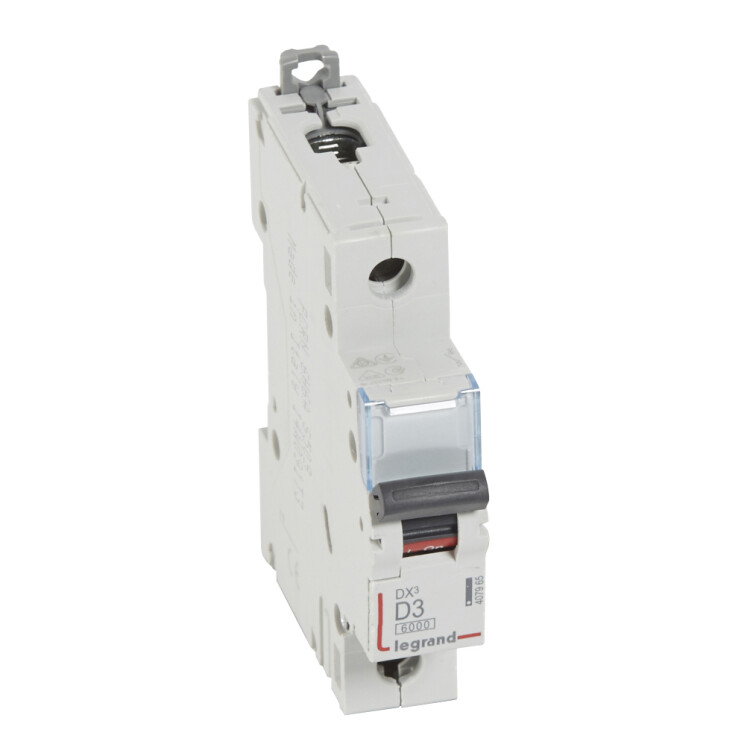 Legrand DX3 Автоматический выключатель 1P 3A (D) 10kA (407965) превью в интернет-магазине электрики Форум Электро в Москве Legrand DX3 Автоматический выключатель 1P 3A (D) 10kA (407965) превью в интернет-магазине электрики Форум Электро в Москве