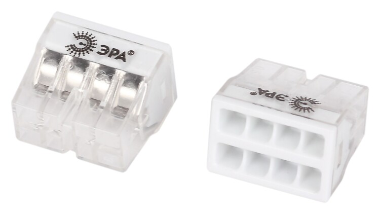 Клемма ЭРА NO-225-362 быстрозажимная 2273-208 компактная 8-проводная 0.2-2.5 мм2 упаковка 15 шт (Б0067913) превью в интернет-магазине электрики Форум Электро в Москве