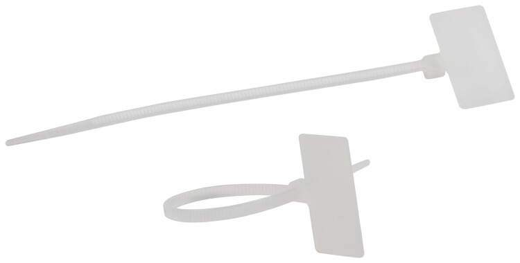 Кабельные стяжки ЭРА NO-225-319 (хомут) нейлоновая 2.5 х 115 мм белая с площадкой для маркировки 27 (Б0066061) превью в интернет-магазине электрики Форум Электро в Москве