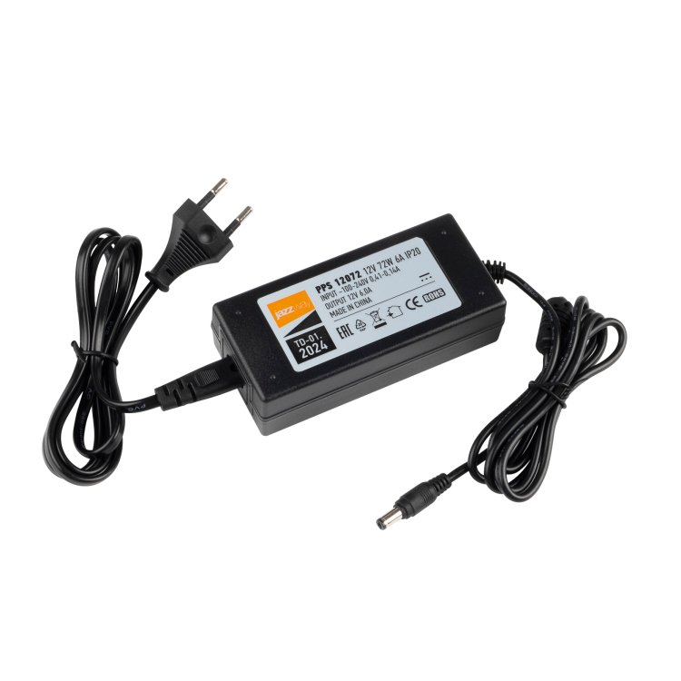 Jazzway Адаптер 72W (12V 6A) IP20 (.5053076) превью в интернет-магазине электрики Форум Электро в Москве