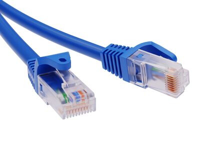 DKC Патч-корд неэкранированный CAT6 U/UTP 4х2, LSZH, синий, 0.5м (RN6UU4505BL) превью в интернет-магазине электрики Форум Электро в Москве