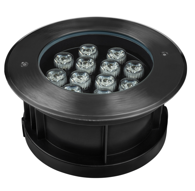 Jazzway Светильник PGR R180 12W 4000K 30° Сhrome (грунтовый встраиваемый) IP65 (.5006560A) превью в интернет-магазине электрики Форум Электро в Москве