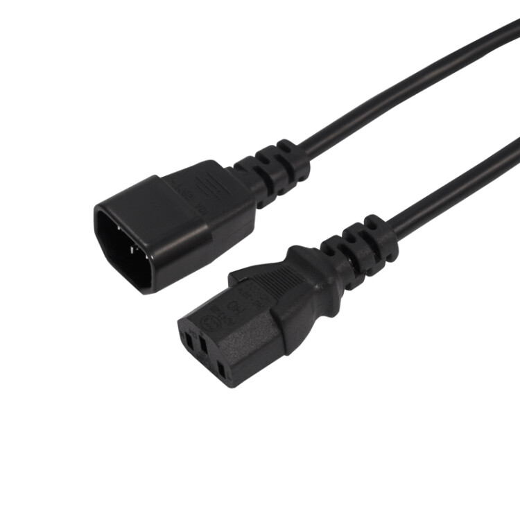 Картинка REXANT Шнур сетевой IEC 320 C13 – IEC 320 C14 3x0,75мм², длина 3м. (04-2724) в интернет-магазине Форум Электро в Москве
