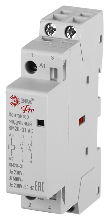 ЭРА Контактор модульный PRO NO-902-329 КМ20-31 АС (Б0062318) превью в интернет-магазине электрики Форум Электро в Москве