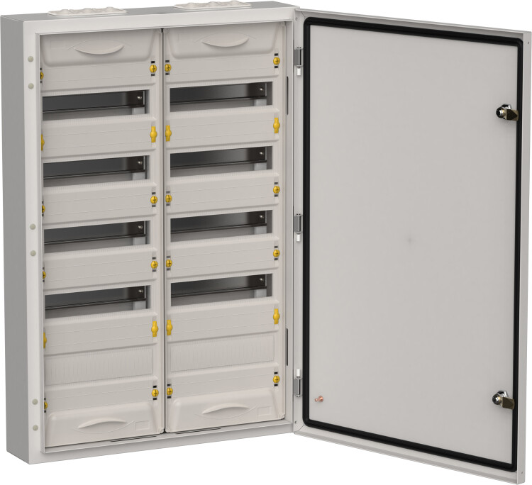 IEK TITAN 5 Корпус мет. ЩРн-120 (2х60) 835х570х140 IP54 сер (TI5-50-N-2X060-54-7035) превью в интернет-магазине электрики Форум Электро в Москве