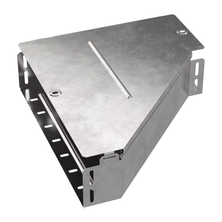 Промрукав Переходник левый с крышкой Стандарт 400х150х100 (PR16.0681) превью в интернет-магазине электрики Форум Электро в Москве