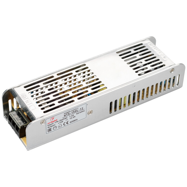 Arlight Блок питания HTS-150L-12 (12V, 12.5A, 150W) (IP20 Сетка, 3 года) (020824) превью в интернет-магазине электрики Форум Электро в Москве Arlight Блок питания HTS-150L-12 (12V, 12.5A, 150W) (IP20 Сетка, 3 года) (020824) превью в интернет-магазине электрики Форум Электро в Москве