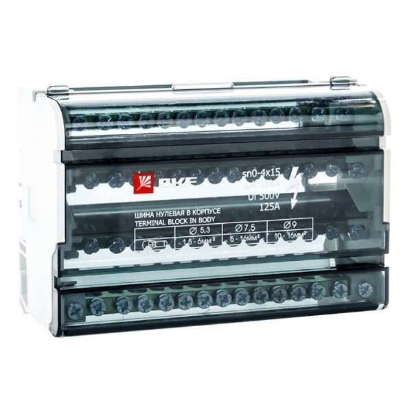 EKF PROxima Шина нулевая в корпусе (4х15) EKF PROxima Шина нулевая в корпусе (4х15)