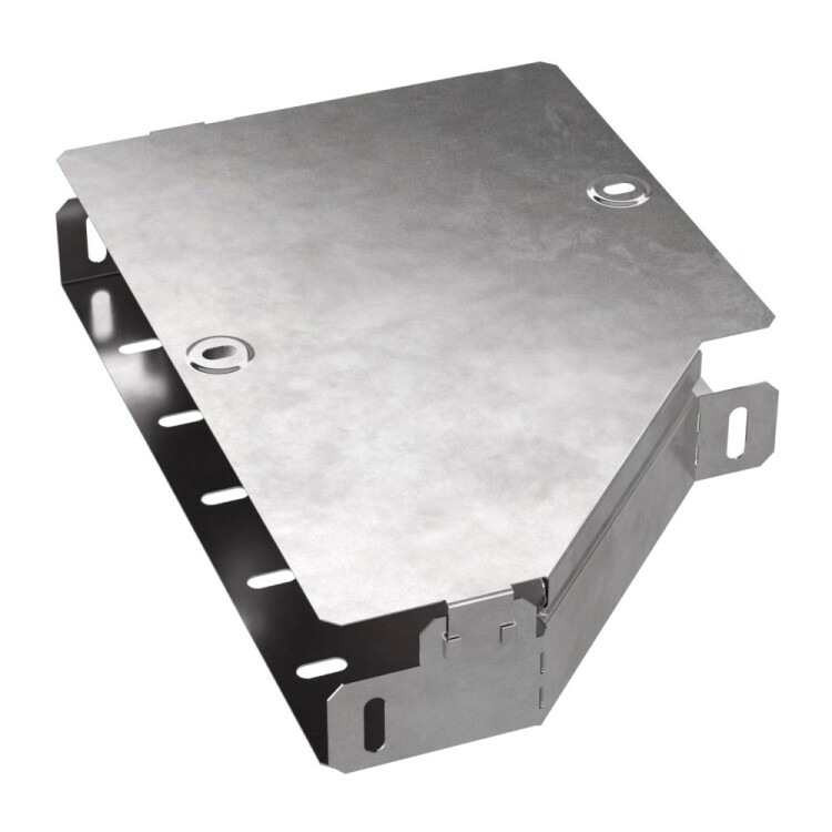 Промрукав Переходник левый с крышкой Стандарт 300х200х50 (PR16.0497) превью в интернет-магазине электрики Форум Электро в Москве