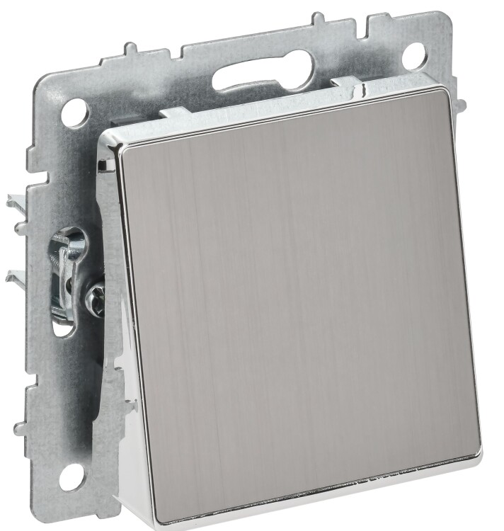 Картинка IEK BRITE Металл Хром/никель Вывод кабеля МВ10-БрГН (BR-VK10-0-M-K23) в интернет-магазине Форум Электро в Москве
