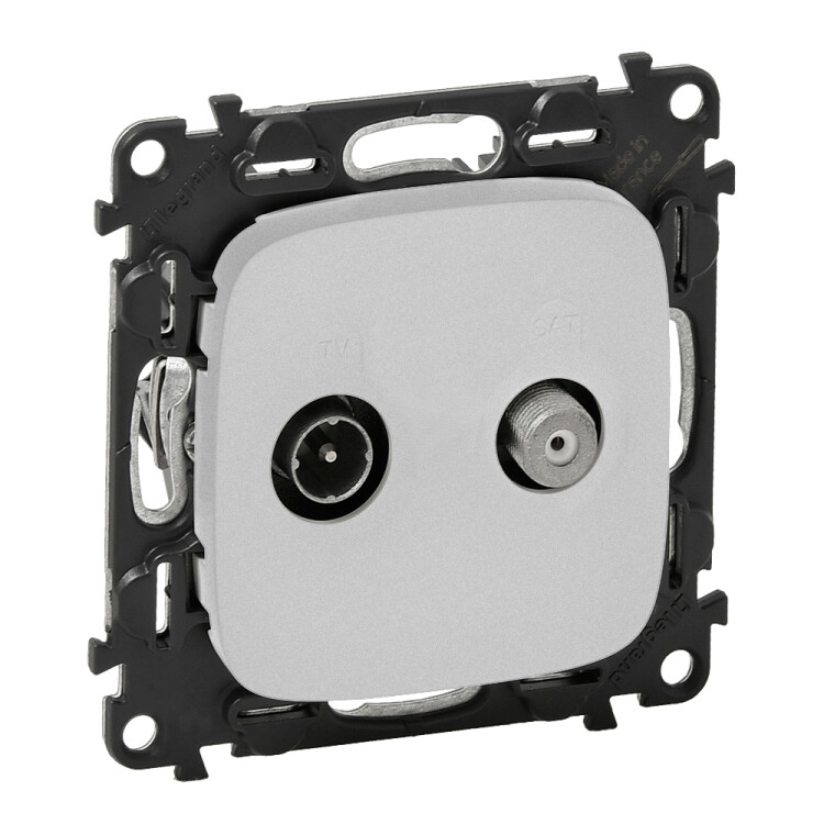 Фотография Legrand Valena ALLURE DIY Алюм Розетка TV-SAT (753958) в интернет-магазине Форум Электро в Москве Картинка Legrand Valena ALLURE DIY Алюм Розетка TV-SAT (753958) в интернет-магазине Форум Электро в Москве