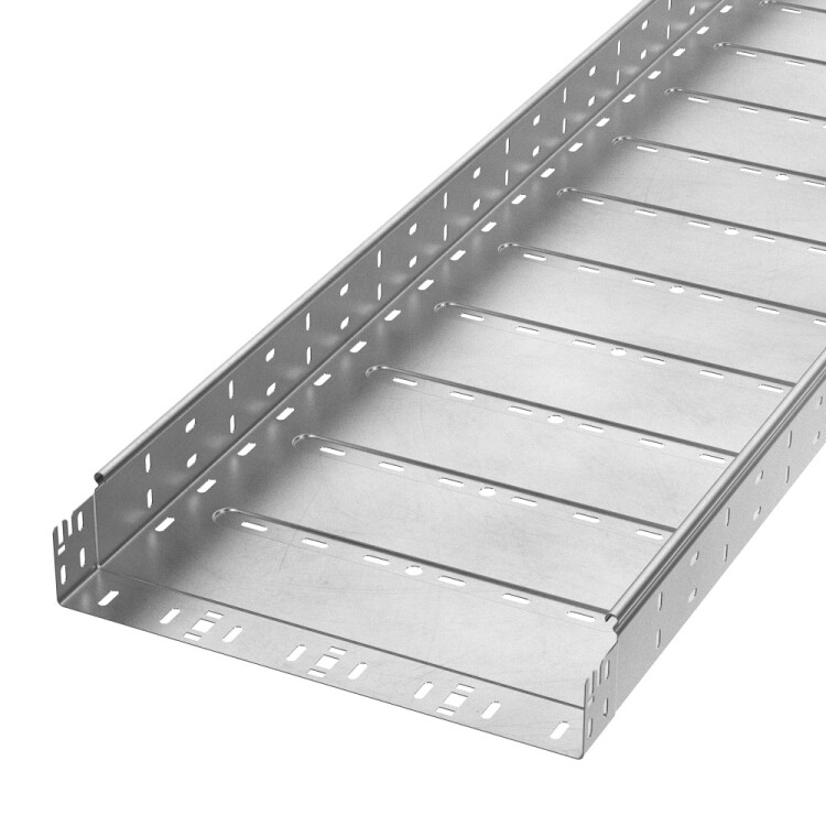 Лоток перфорированный Профи INOX (AISI 304) 400х80х6000 (1,2 мм) (12 м/уп) Промрукав (PR16.13399) превью в интернет-магазине электрики Форум Электро в Москве