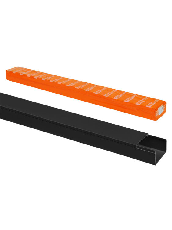 Кабель-канал 40х25 (2 м) чёрный TDM (SQ0402-2908) превью в интернет-магазине электрики Форум Электро в Москве