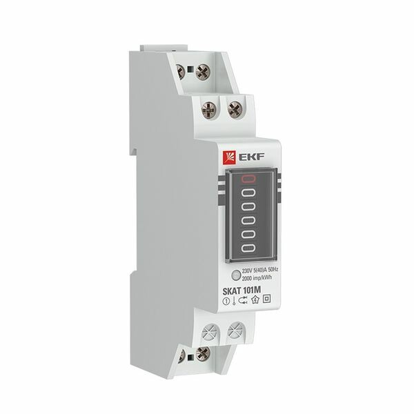 Счетчик электрической энергии модульный SKAT 101M/1-5(40) SDМ EKF PROxima (с поверкой) (10107M) превью в интернет-магазине электрики Форум Электро в Москве Счетчик электрической энергии модульный SKAT 101M/1-5(40) SDМ EKF PROxima (с поверкой) (10107M) превью в интернет-магазине электрики Форум Электро в Москве