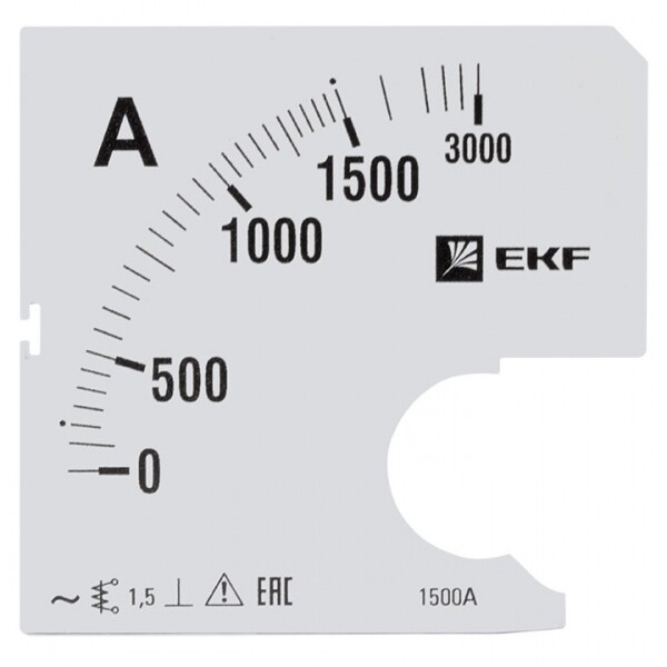 EKF PROxima Шкала сменная для A961 1500/5А-1,5.