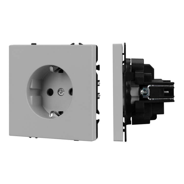 Картинка Arlight Механизм электрической розетки SCT-NOBE-MEU1-SFPL-IS (230V, 16A) (Никель) (059453) в интернет-магазине Форум Электро в Москве