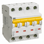 Авт. выкл. ВА 47-60 4Р 10А 6 кА  х-ка С ИЭК