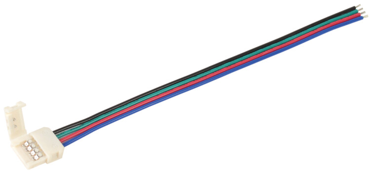 IEK Коннектор 5шт RGB 10 мм ( - 15 см - разъем) (LSCON10-RGB-213-5-PRO) превью в интернет-магазине электрики Форум Электро в Москве