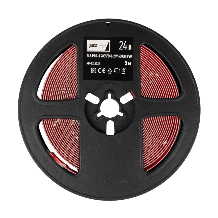 Jazzway Лента PLS PRO-5 2835/240-24V 6000K 20W/m IP20-5m (.5055902) превью в интернет-магазине электрики Форум Электро в Москве