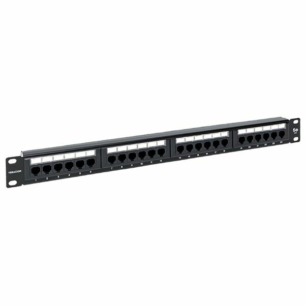 EKF Патч-панель TERACOM 19'' Cat.5E 1U неэкранированная UTP 24 порта RJ-45 110 IDC с органайзером (TRC-PPNL-5EUTP-C1U24) превью в интернет-магазине электрики Форум Электро в Москве EKF Патч-панель TERACOM 19'' Cat.5E 1U неэкранированная UTP 24 порта RJ-45 110 IDC с органайзером (TRC-PPNL-5EUTP-C1U24) превью в интернет-магазине электрики Форум Электро в Москве